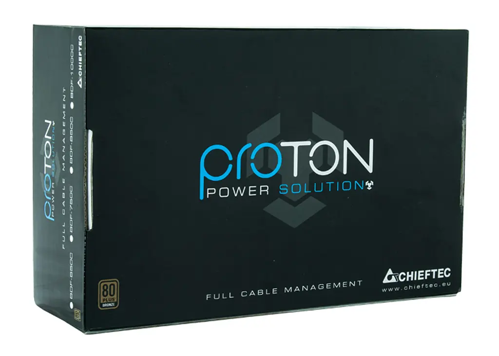 БЖ 850W Chieftec PROTON BDF-850C, 140mm Fan, Modular, 80+ Bronze Retail Box - фото 5