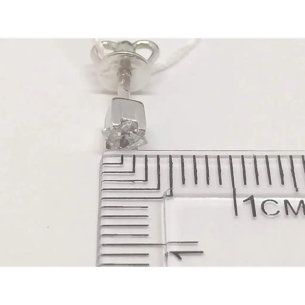 Золотые серьги-пуссеты Favoritum c фианитами. 211847_Б - фото 3