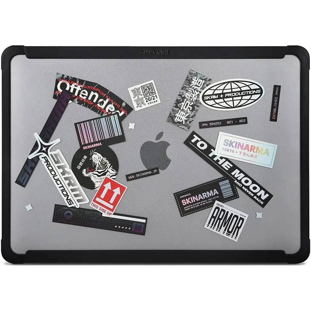 Пластикова накладка (верх і низ) Skinarma HENKO для Apple MacBook Pro 14" M1-M5 2021-2026 матово-прозора (SK-MBP14-HENBLK539) [175147] - фото 3