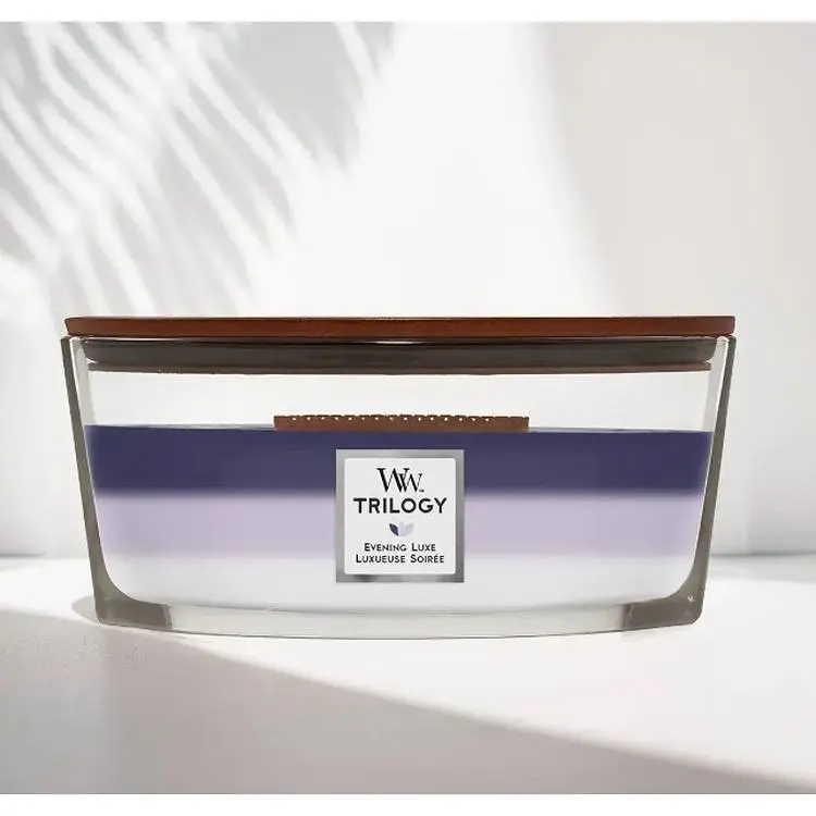 Свічка Woodwick Ellipse Trilogy Evening Luxe Вечірній люкс 453 г (1743624E) - фото 2