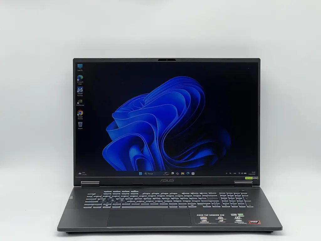 Ноутбук ASUS TUF FA808UM-IS74 (18 WUXGA IPS 144 Hz, Ryzen 7 260, 16 GB, 960 GB, RTX 5060, DOS, вживаний) (SH2605619)