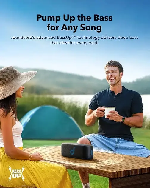 Портативная колонка Anker Soundcore select 2s черная - фото 4