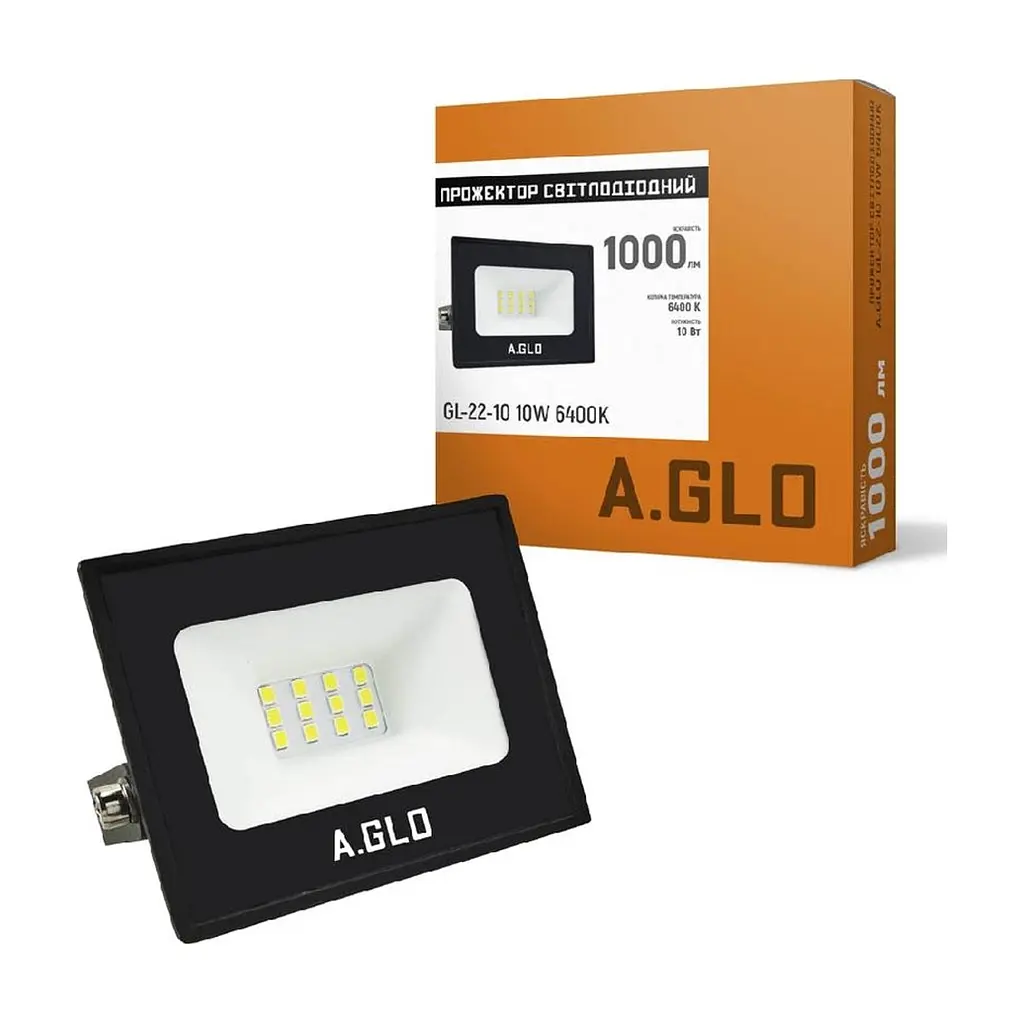 Прожектор A.GLO GL-22-10 10W 6400K