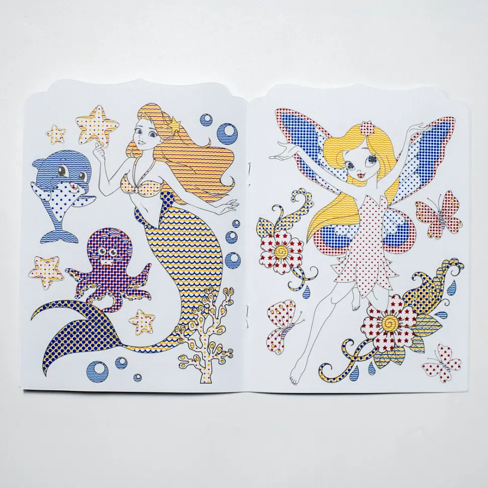 Водная раскраска "Принцессы" Ранок 10171025, 8 страниц, 22 наклейки - фото 4