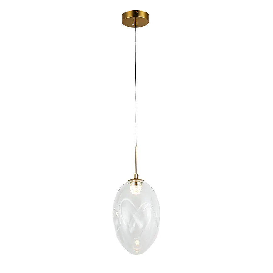 Світильник підвісний LED Levistella 800P3308L-1led (200x125) CL, 3W, метал + скло, для вітальні - фото 2