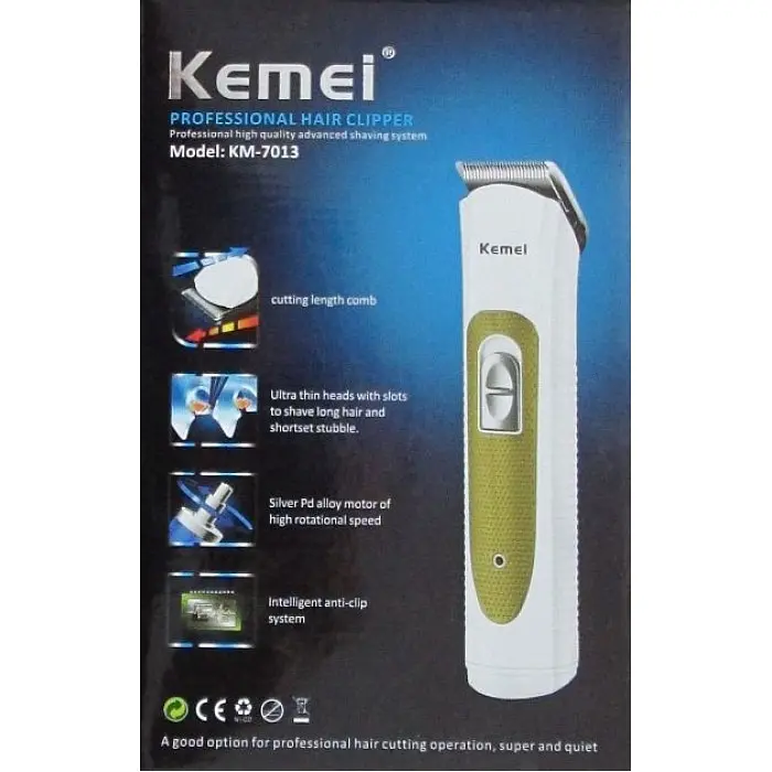 Тример для бороди та вусів Kemei KM 7013 з насадкою яка регулюється по довжині - фото 3