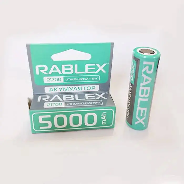 Батарейка акумуляторна RABLEX 21700 5000 mAh Li-Ion 3.7V - фото 3