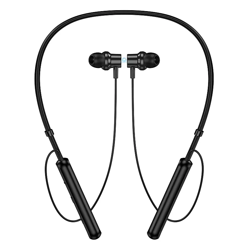 Бездротові спортивні навушники BOROFONE BE72 Sun neck hanging BT earphones Black - фото 5
