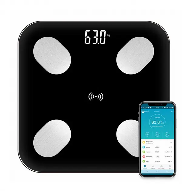 Розумні Bluetooth смарт-ваги електронні підлогові з додатком для смартфона до 180 кг - фото 2