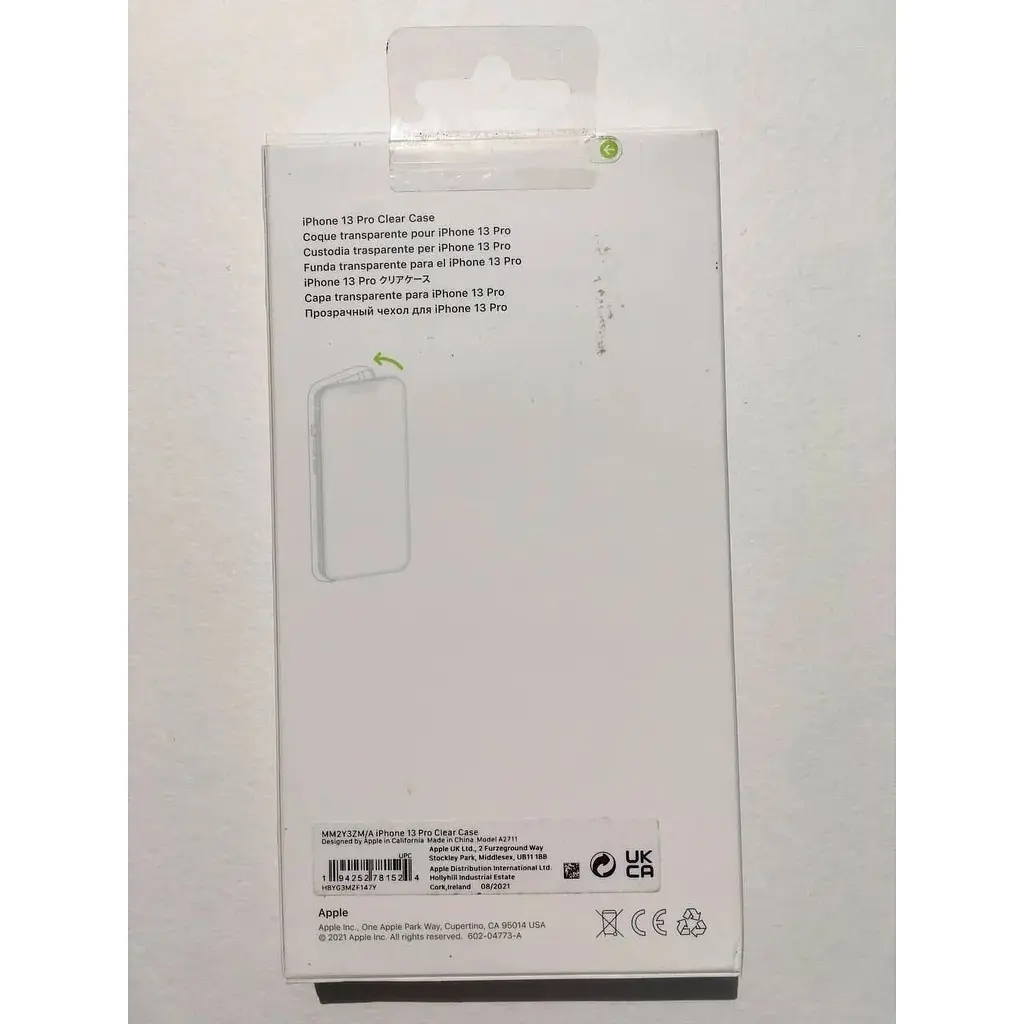 Оригинальный противоударный чехол Apple Clear Case MagSafe для iPhone 13 Pro (6.1") Прозрачный (MM2Y3ZM/A) - фото 2