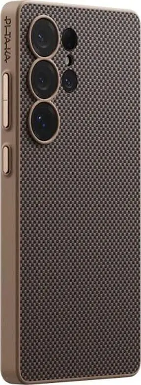 Чохол протиударний Pitaka PinButton Case MagSafe для Samsung Galaxy S25 Ultra (S938) Black-Gold PBS2502U - фото 2