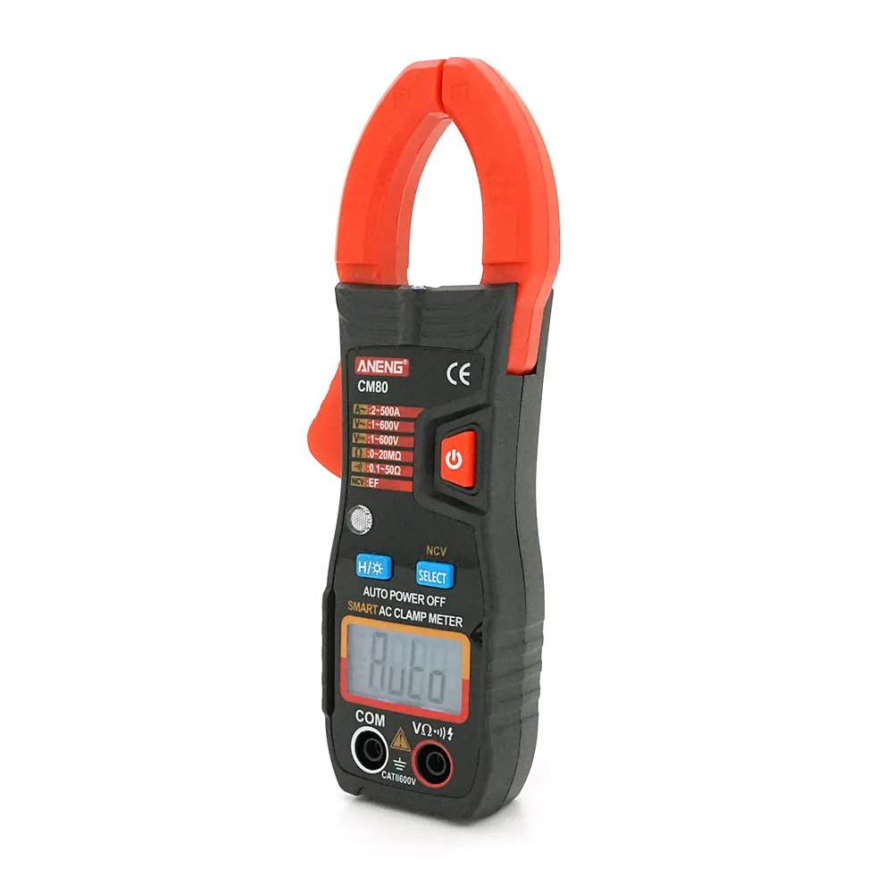 Токовые клещи Aneng CM80 Измерение: V (AC/DC) A (AC) Ω (NCV) - фото 4