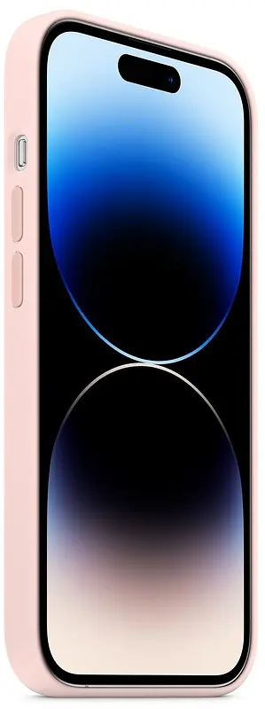 Чохол Silicone Case with MagSafe для Apple iPhone 14 Pro Chalk Pink AAA [74214] - фото 4