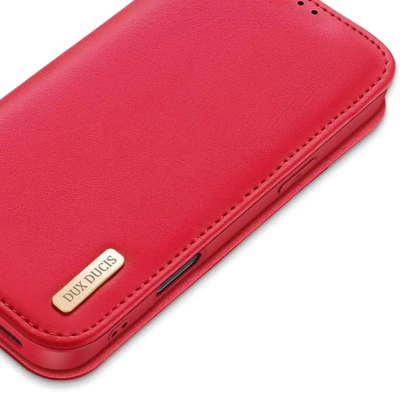 Чохол-книжка Dux Ducis Hivo для Apple iPhone 17 Pro (6.3) Red - фото 4