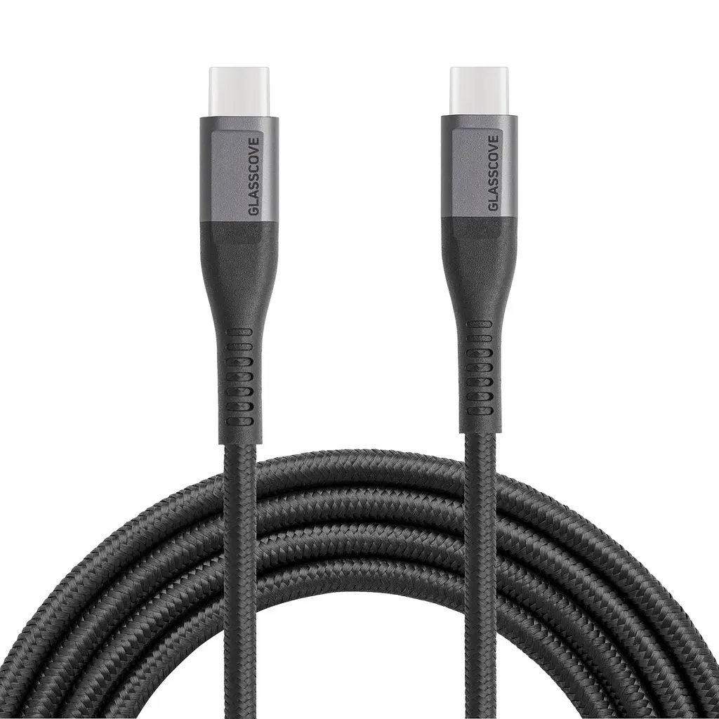 Кабель BRAID2 Type-C - Type-C 60w 1.2m (GB-CC13BK) Чорний
