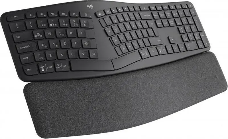 Клавіатура бездротова Logitech Ergo K860 Bluetooth/Wireless UA Black (920-010108) - фото 2