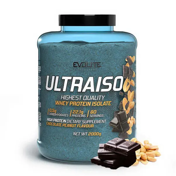 Протеин Evolite Nutrition Ultra Iso Шоколад-арахис 2 кг - фото 2