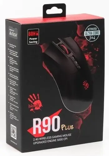 Компьютерная мышь Bloody беспроводная R90 Plus Black teh0020417 - фото 2