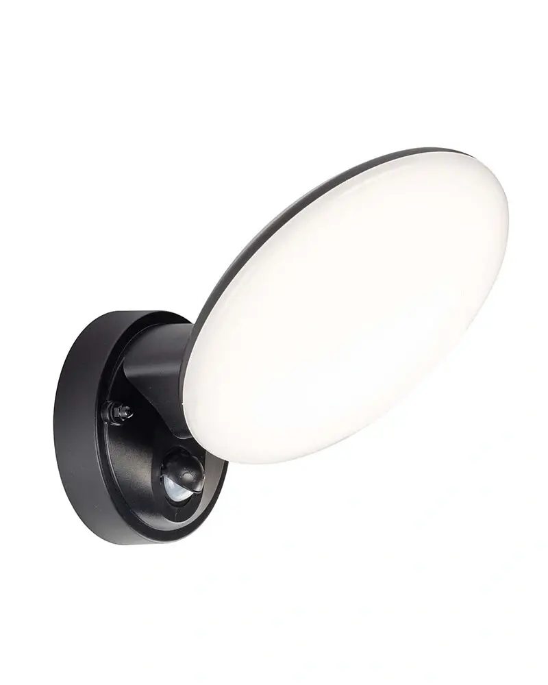 Уличный светильник с датчиком движения Goldlux 333797 Olaf LED 1x10W 4000K 1200Lm IP44 черный - фото 3