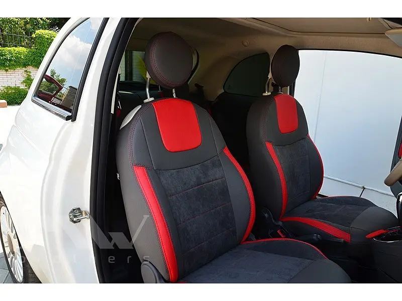 Авточохли модельні MW Brothers для Fiat 500 з 2007 - фото 7