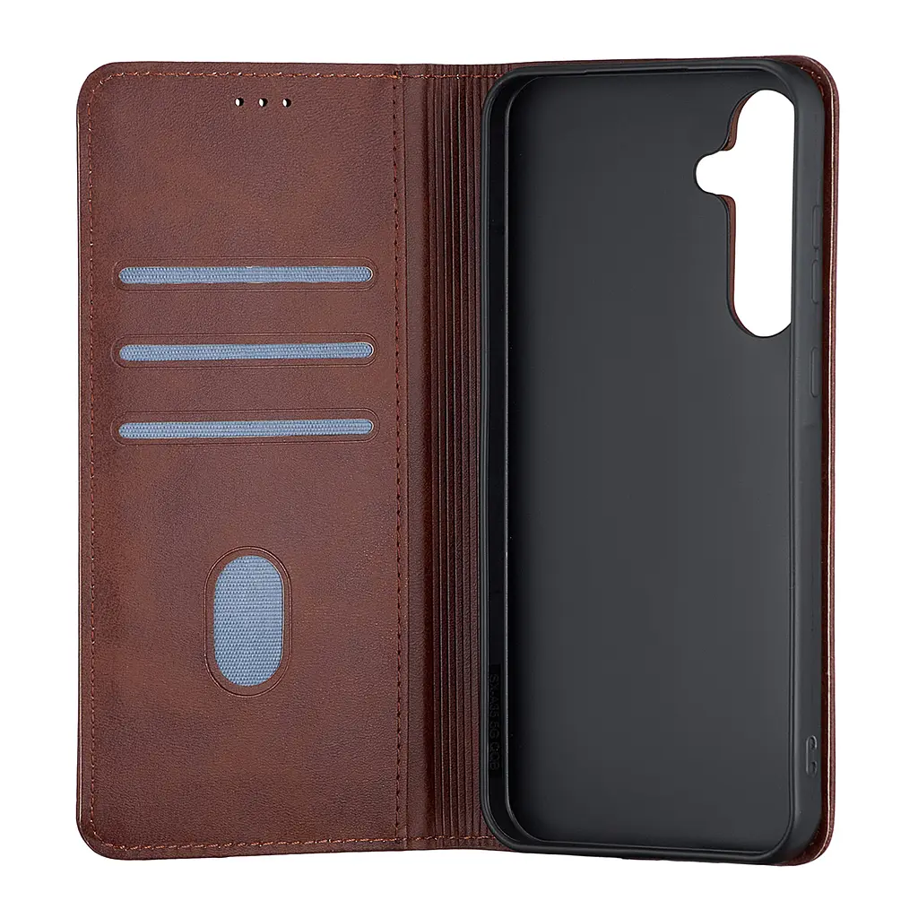 Чохол-книжка Premium Samsung A35 (A356) Dark Brown - фото 2