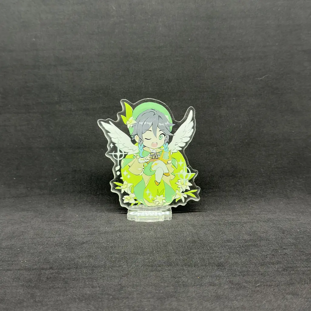 Акрилова колекційна фігурка Геншин Імпакт - Genshin Impact Chibi Венті (Venti) 1 10 см
