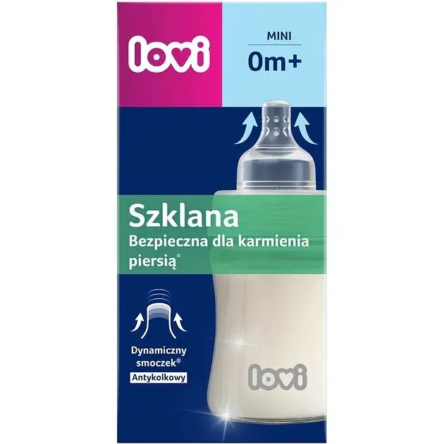 Бутылочка стеклянная LOVI Diamond Glass Baby Shower 150 мл (74/106) - фото 4