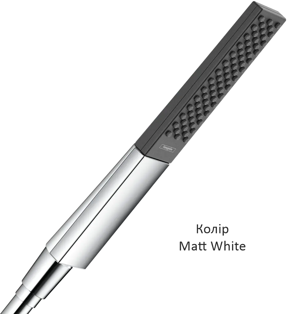 Ручний душ Hansgrohe Rainfinity 1jet Matt White 26866700, Білий матовий - фото 2