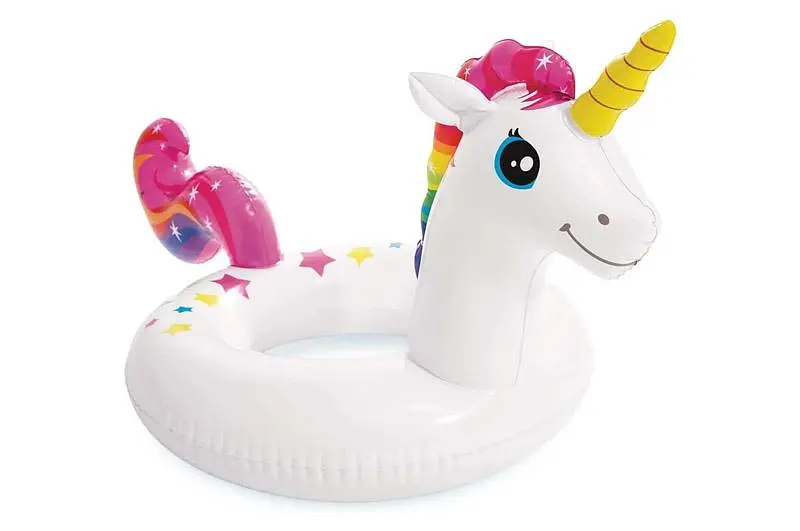 Надувне дитяче коло для плавання Intex Wet Set 59221 розмір 81x58 см від 3 до 6 років - фото 2