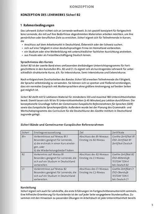 Sicher! B2 Paket Lehrerhandbuch B2.1 + B2.2 - фото 7