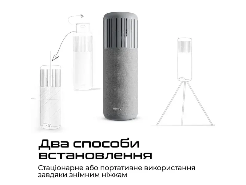 Портативна колонка HiFuture Wedge 50W Silver (wedge.silverwhite) - фото 9