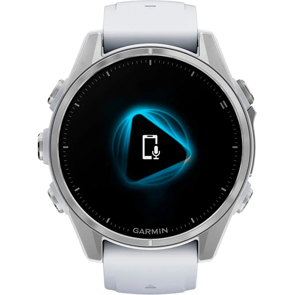 Смарт-годинник Garmin Fenix 8 AMOLED 43mm Silver with Whitestone Silicone Band (010-02903-00) [115071] - фото 7