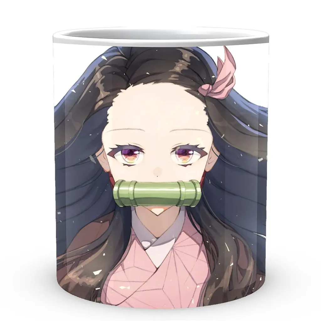 Кухоль GeekLand Kimetsu no Yaiba Клинок, який знищує демонів Незуко KY 002.05 330 мл білий - фото 2