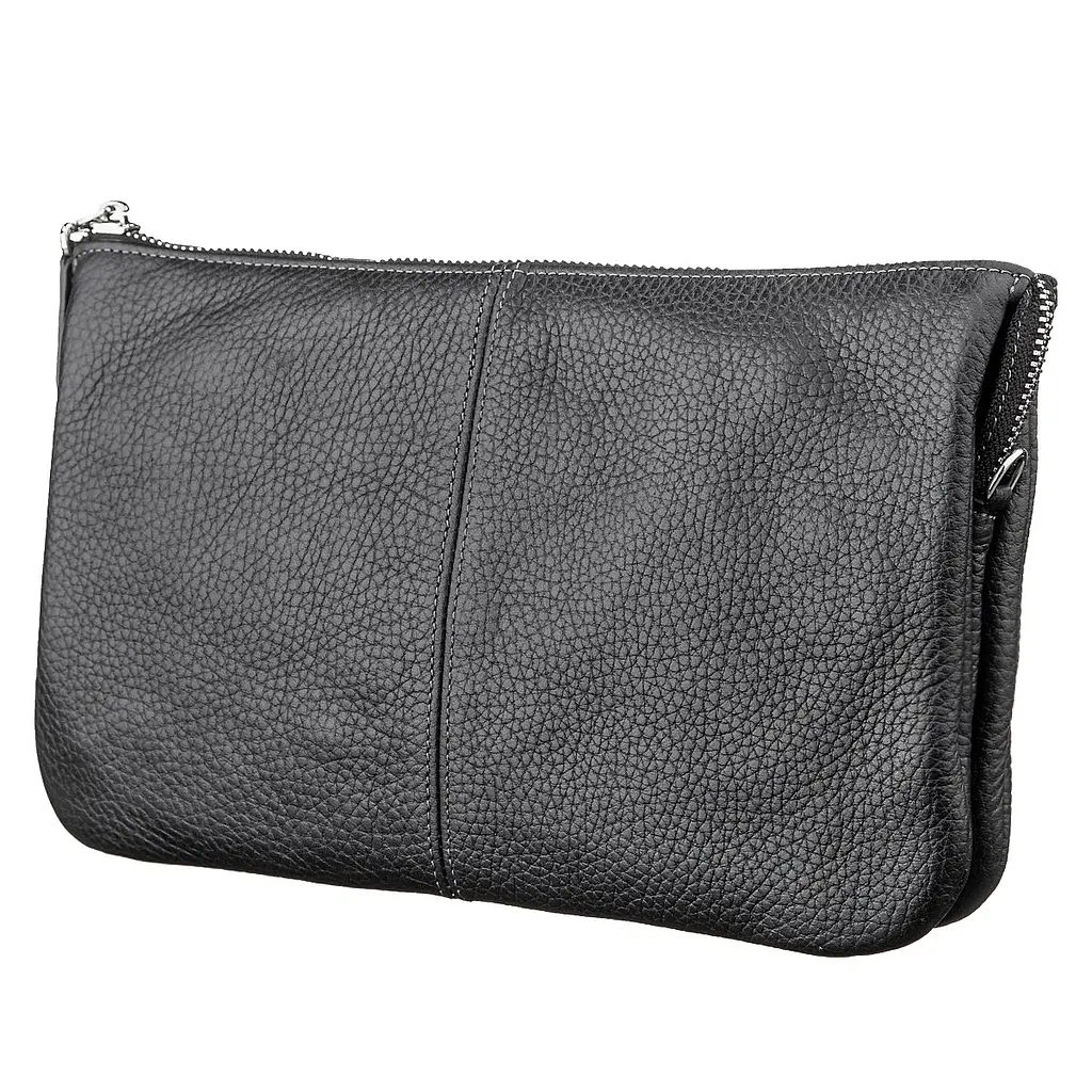 Чоловіча шкіряна барсетка GRANDE PELLE 25,5х16х4 см acs0016115 - фото 2