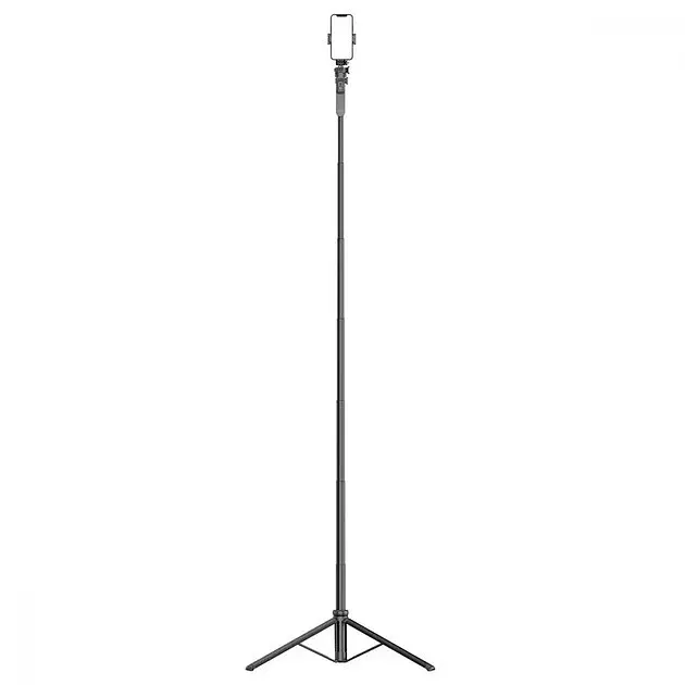 Трипод тренога подставка Proove Elevate X Selfie Stick 2055 мм черный - фото 2