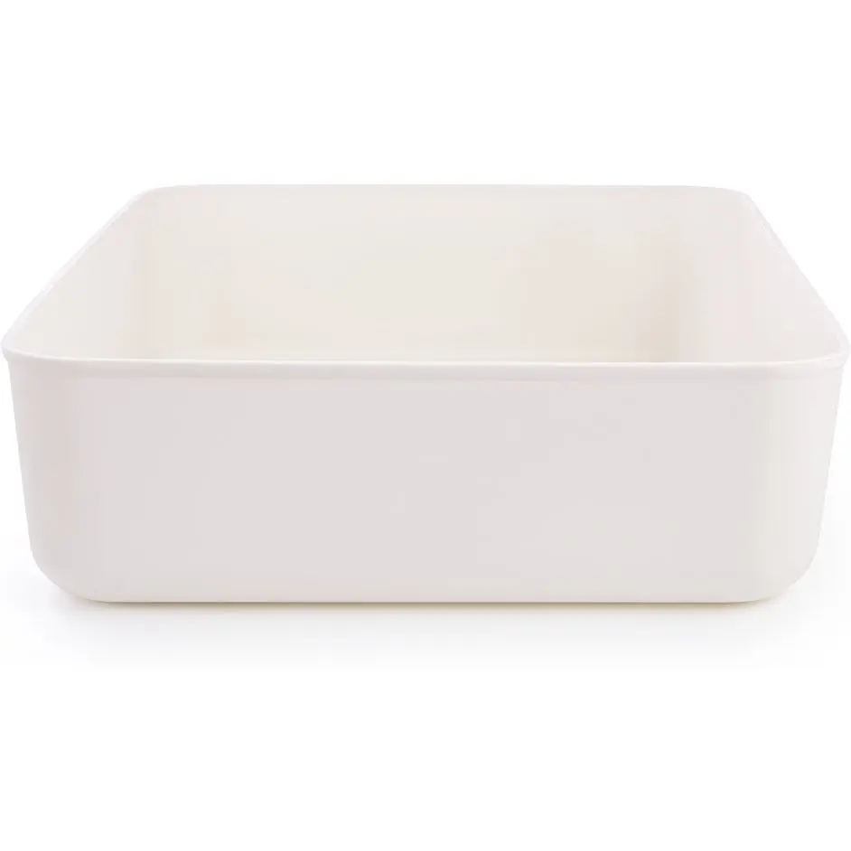 Ящик для хранения МВМ My Home FH-12 L 360х257х80 мм белый (FH-12 L WHITE) - фото 4