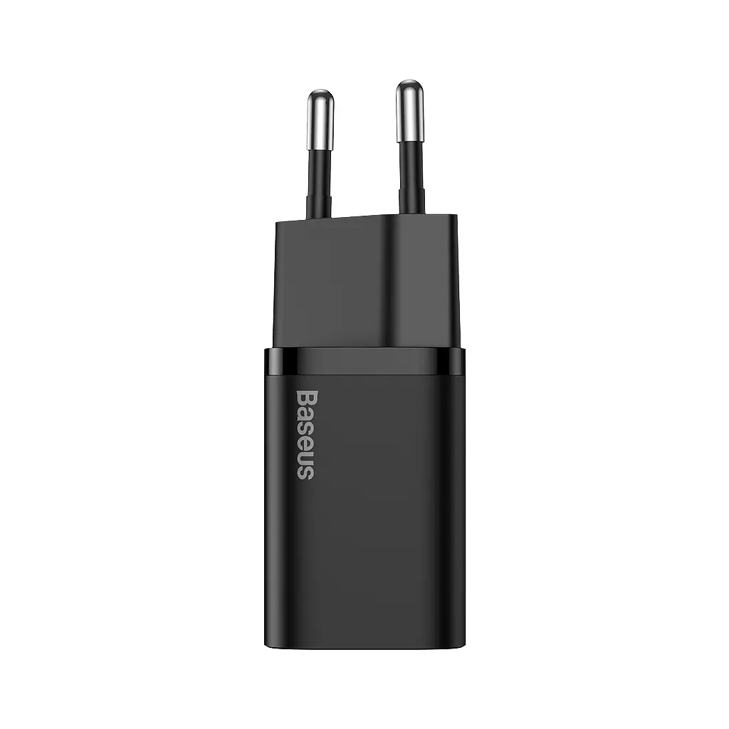 Зарядний пристрій Baseus Super Si швидке заряджання 1xUSB-C 25 Вт чорний (CCSP020101) - фото 3