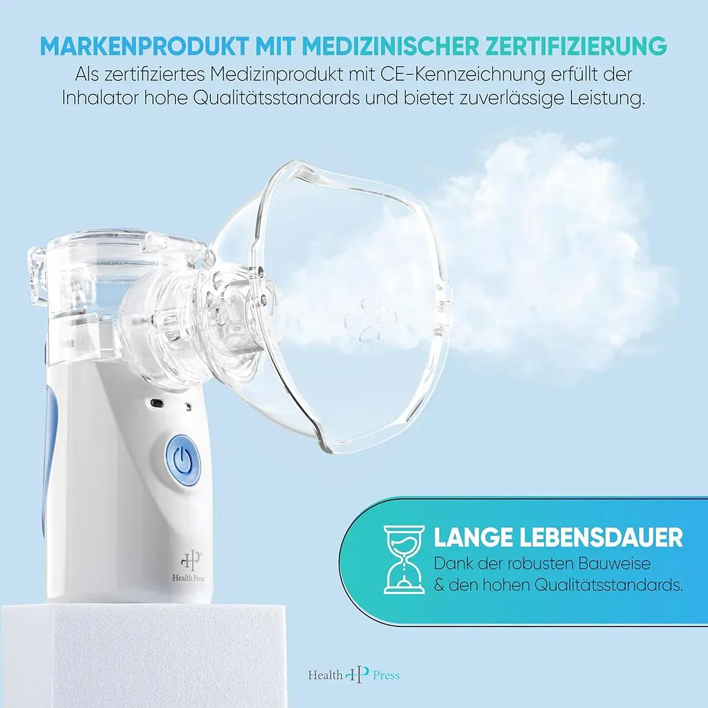 Портативний дорожній інгалятор для дорослих і дітей Health Press Inhaler - фото 8