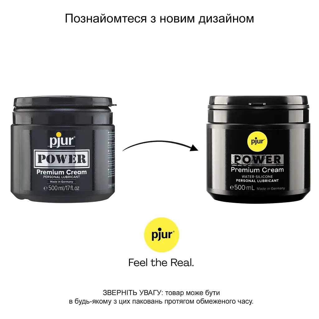 Анальний лубикант pjur POWER 500 мл, водно-силіконовий, густий, ідеальний для фістингу - фото 3