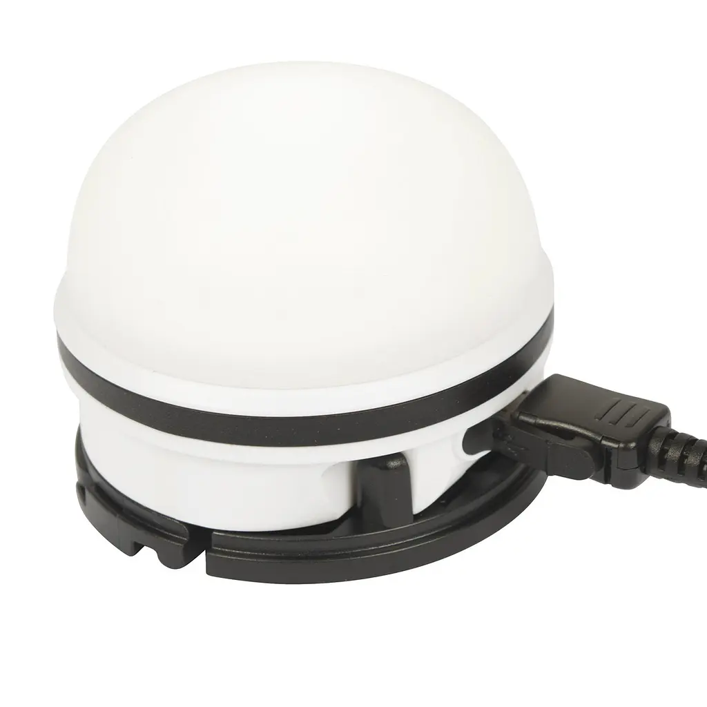 Фонарь кемпинговый Bo-Camp Kuma Silicone Rechargeable 200 Lumen White/Black (5818808) - фото 2