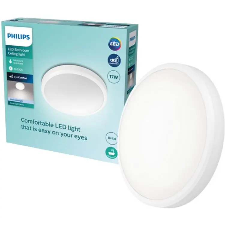 Світильник Philips Doris CL257 EC 17W 40K W IP44 для ванної кімнати білий (929002367801) - фото 3