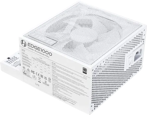 Блок живлення Lian Li EDGE 1000W 80+ Gold White (G9P.EG1000G.WH00.EU) - фото 4