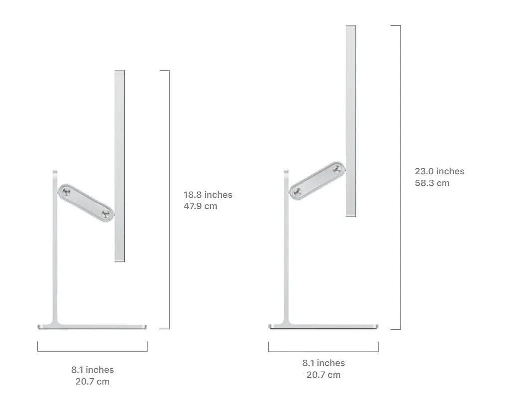 Монітор Apple Studio Display (Standard Glass) Tilt- and Height-adjustable Stand (MK0Q3) [66199] - фото 6