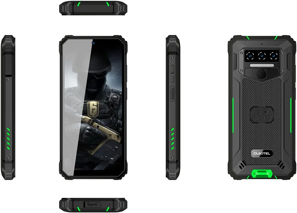 Смартфон Oukitel WP23 4/64gb Green - фото 9