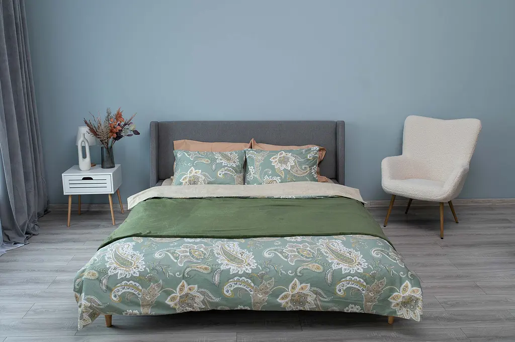 Плед Ardesto Flannel 200x220 см 100% полиэстер зеленый pbe0050453 - фото 3