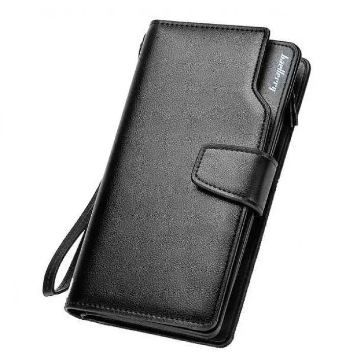 Гаманець чоловічий Baellerry Business S1063, чорний, екошкіра, з відділенням для телефону та карток - фото 3