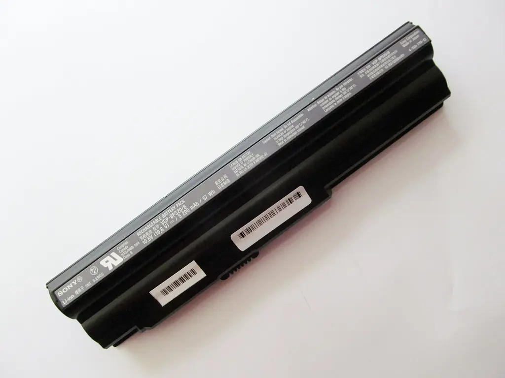 Акумулятор для ноутбука Sony VGP-BPS20, 5200 mAh (57Wh), 6cell, 10.8V, Li-ion, чорний - фото 2