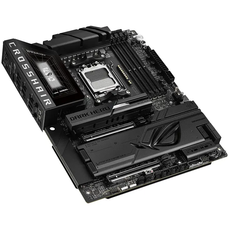 ASUS Материнська плата ROG CROSSHAIR X870E DARK HERO sAM5 X870E 4xDDR5 M.2 HDMI USB Type-C Wi-Fi BT ATX - фото 3