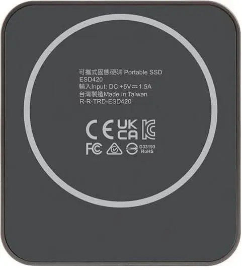 Накопитель SSD Transcend SSD 4TB ESD420 3D NAND TLC Iron Gray (TS4TESD420C) - фото 2