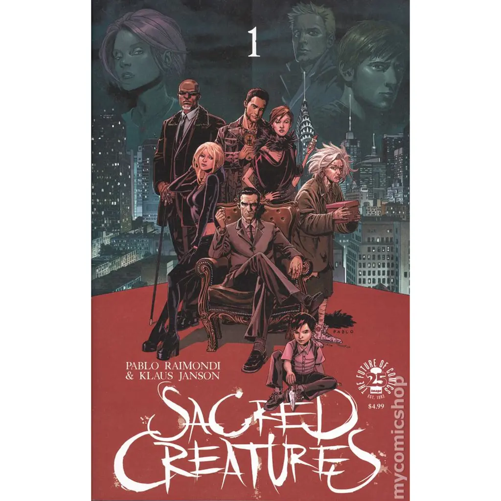 Sacred Creatures (2017) #1A - Пабло Раймонді